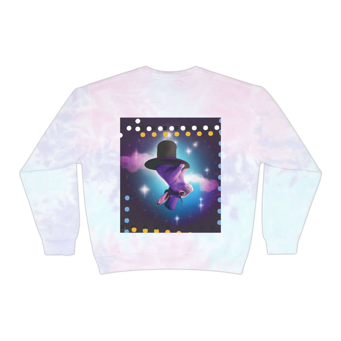 Unisex Tie-Dye Magic Bunny Sweatshirt