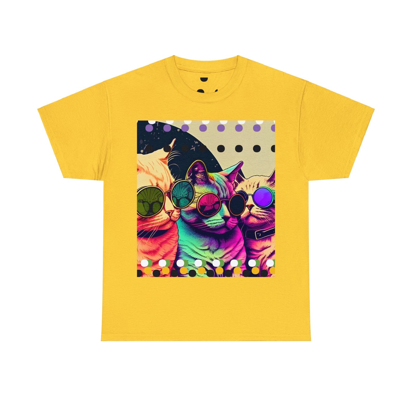 Psychedelic Chill Cats Tee