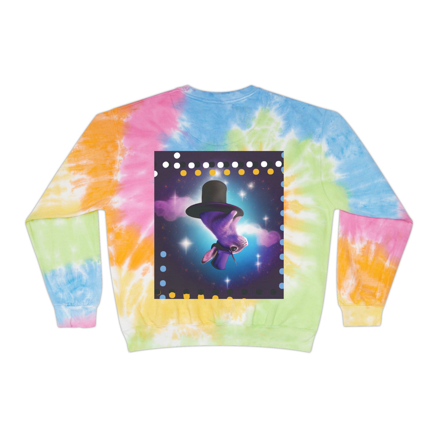 Unisex Tie-Dye Magic Bunny Sweatshirt