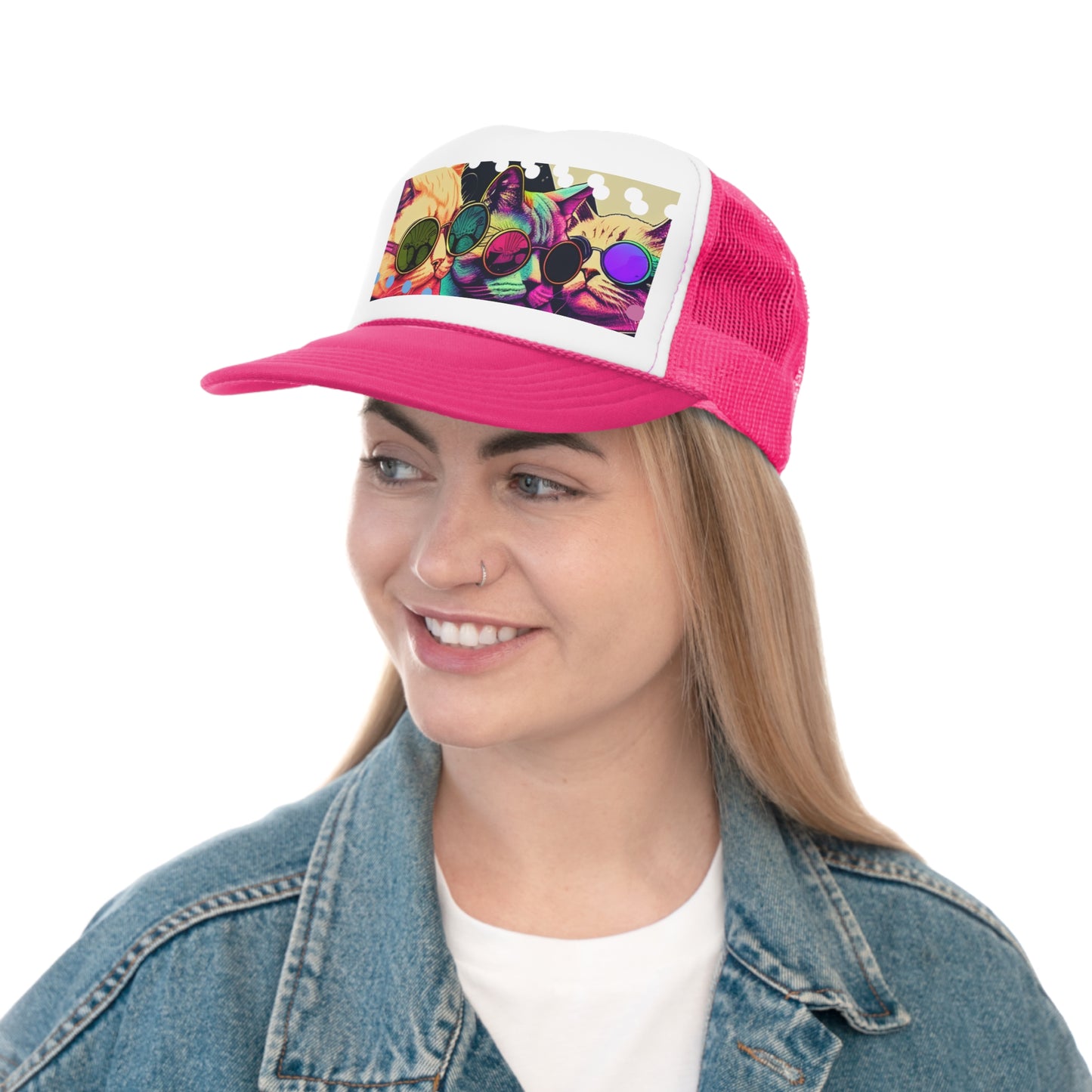 Psychedelic Cat Hat