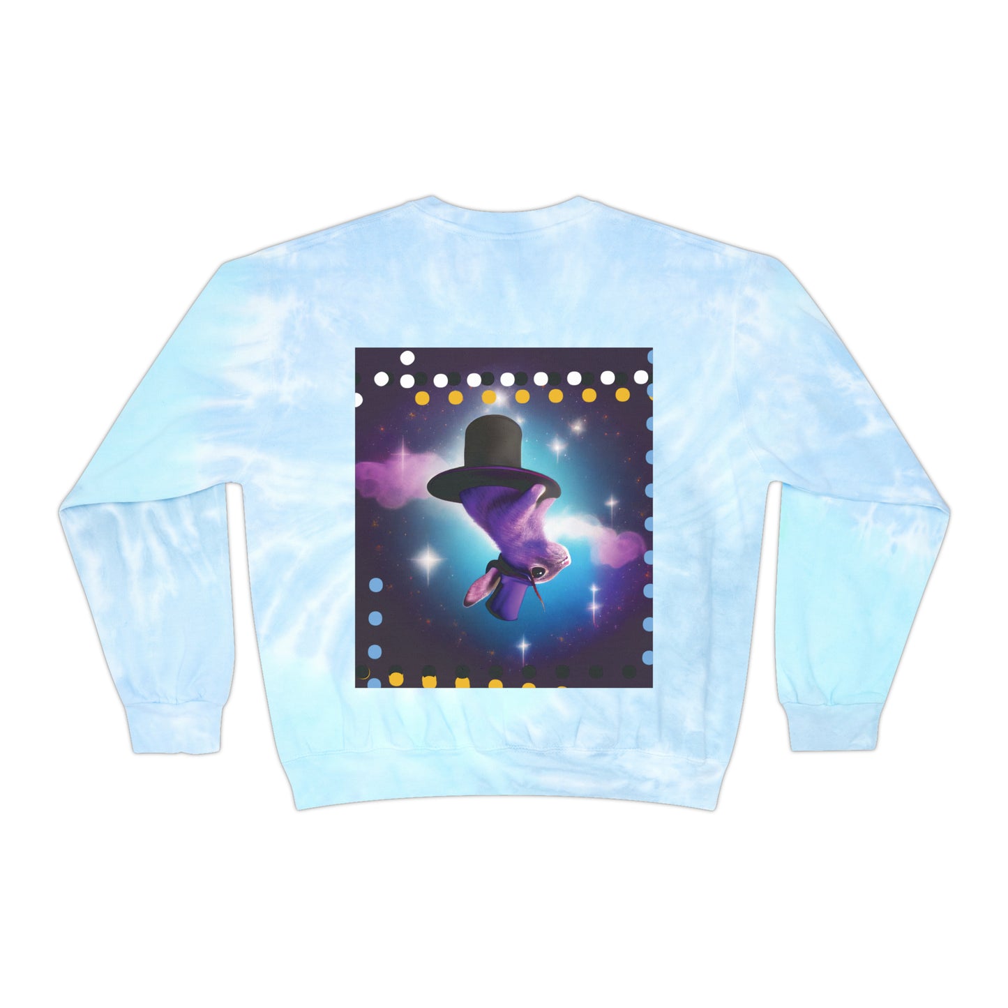 Unisex Tie-Dye Magic Bunny Sweatshirt