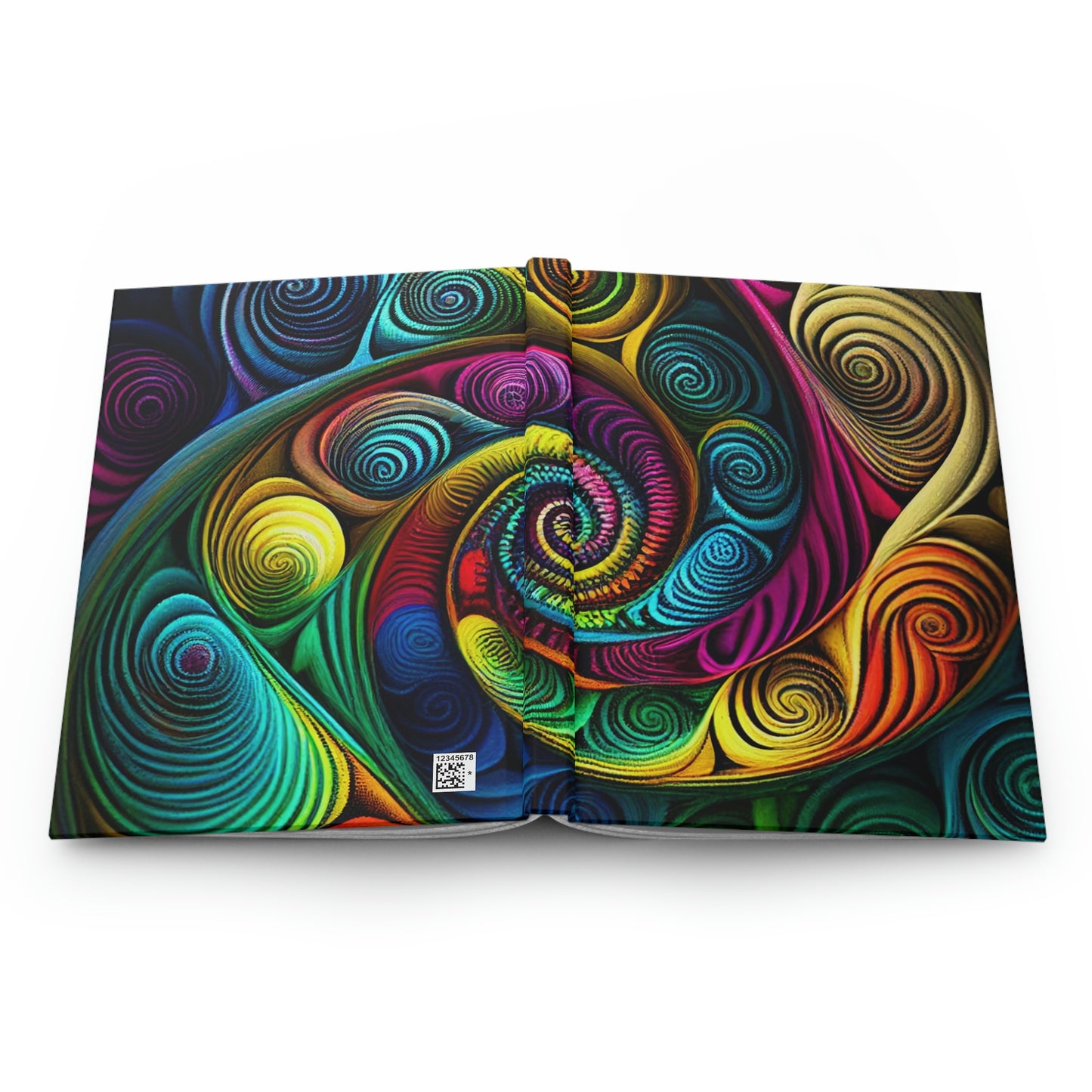 Trippy Spiral Hardcover Journal