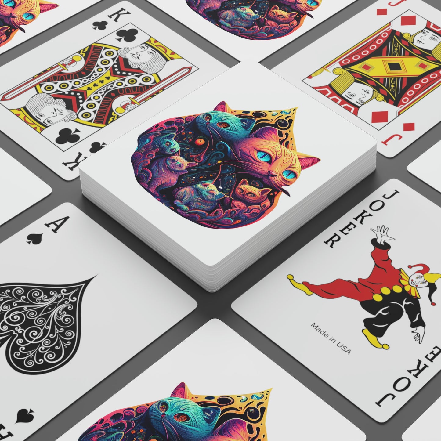 Cool Cats Poker Cards