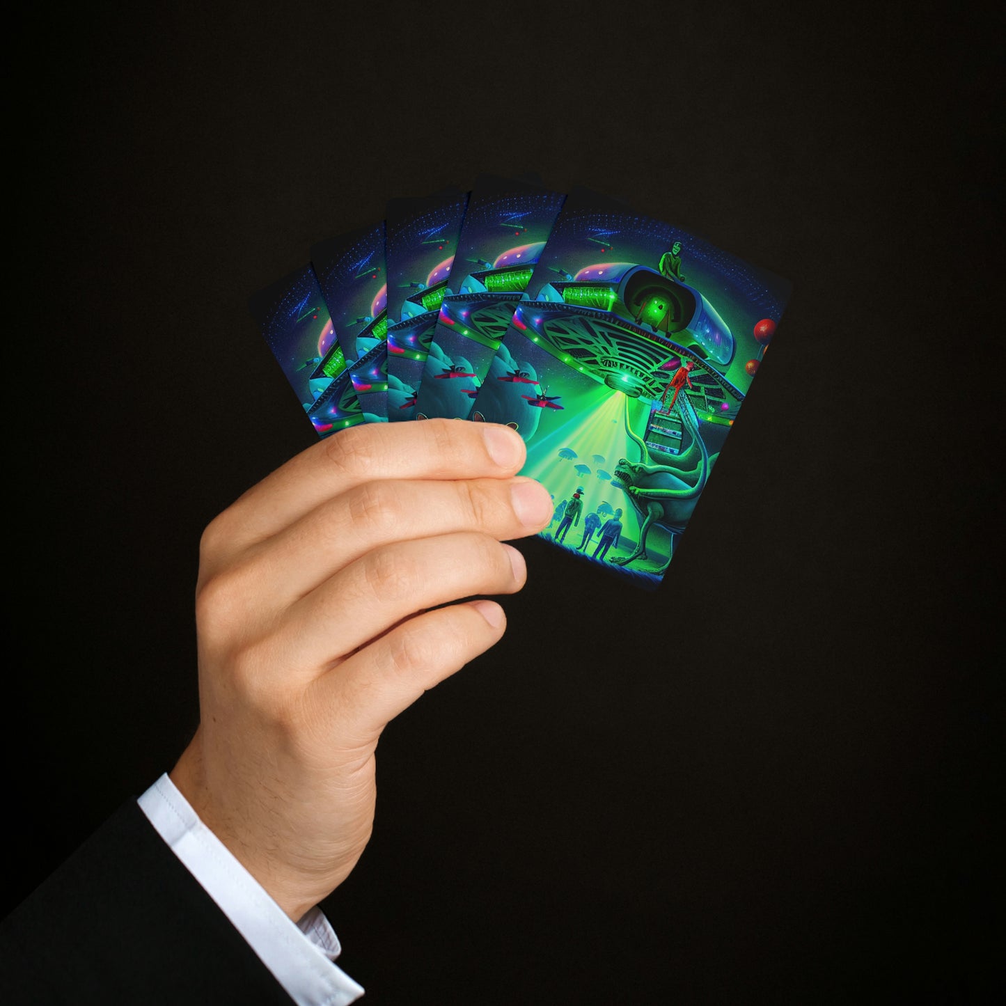 UAP (UFO) Abduction Poker Cards