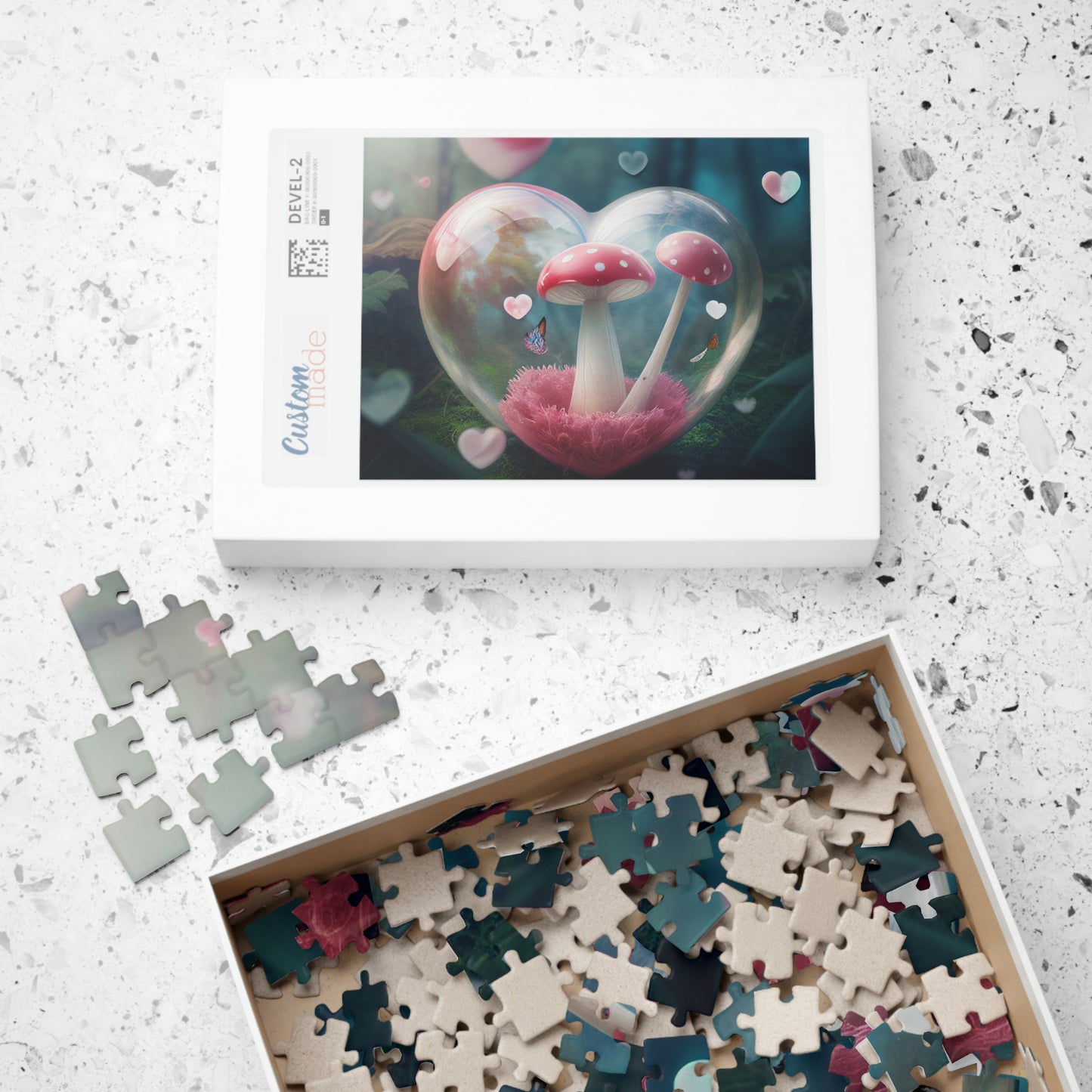 Magic Mushroom Heart Puzzle