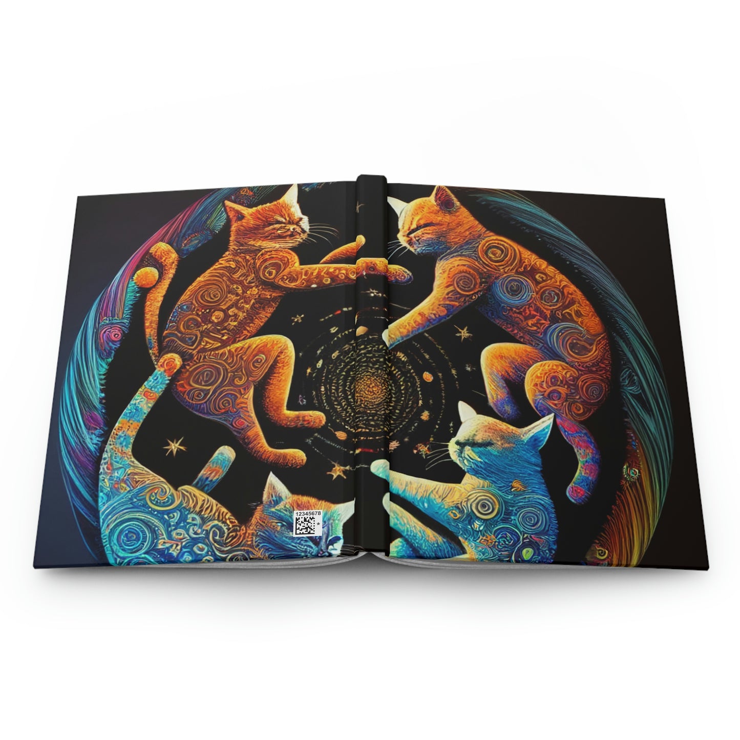 Trippy Cats Hardcover Journal