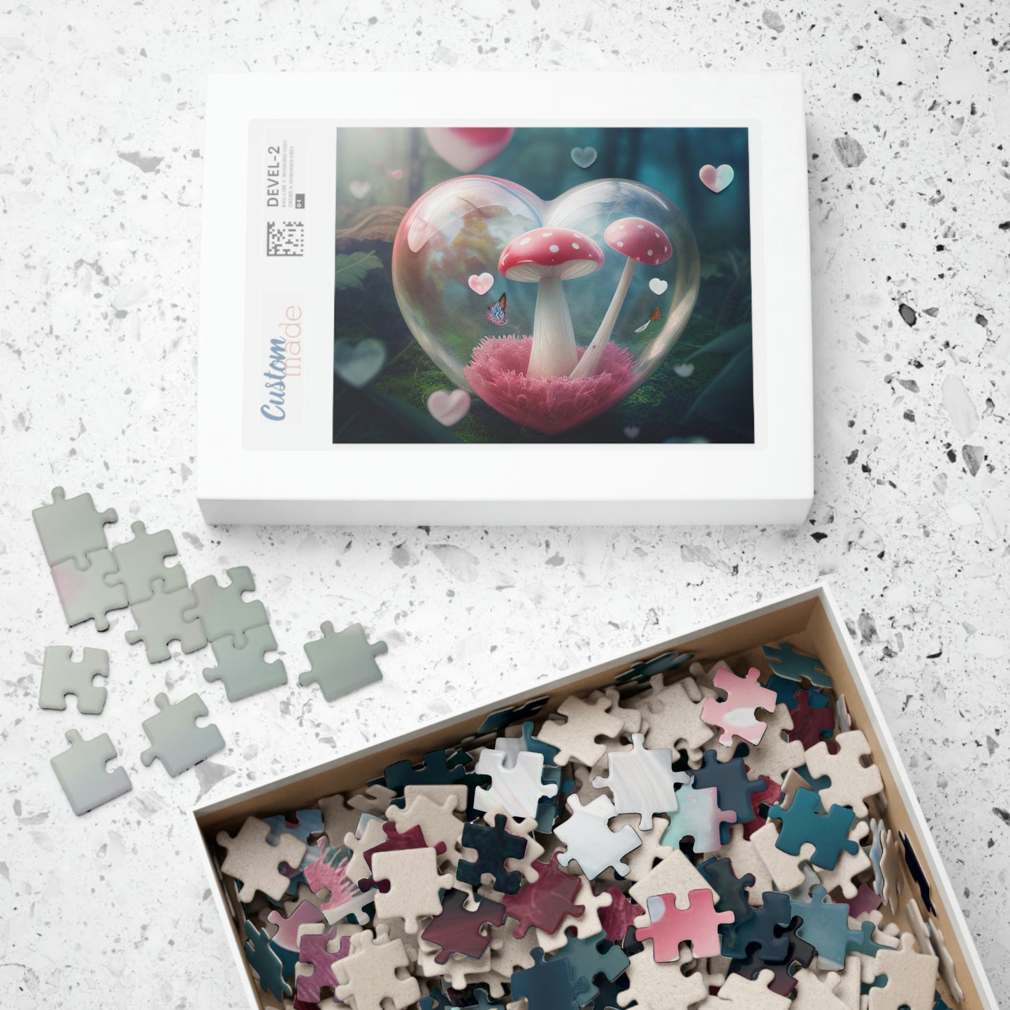 Magic Mushroom Heart Puzzle