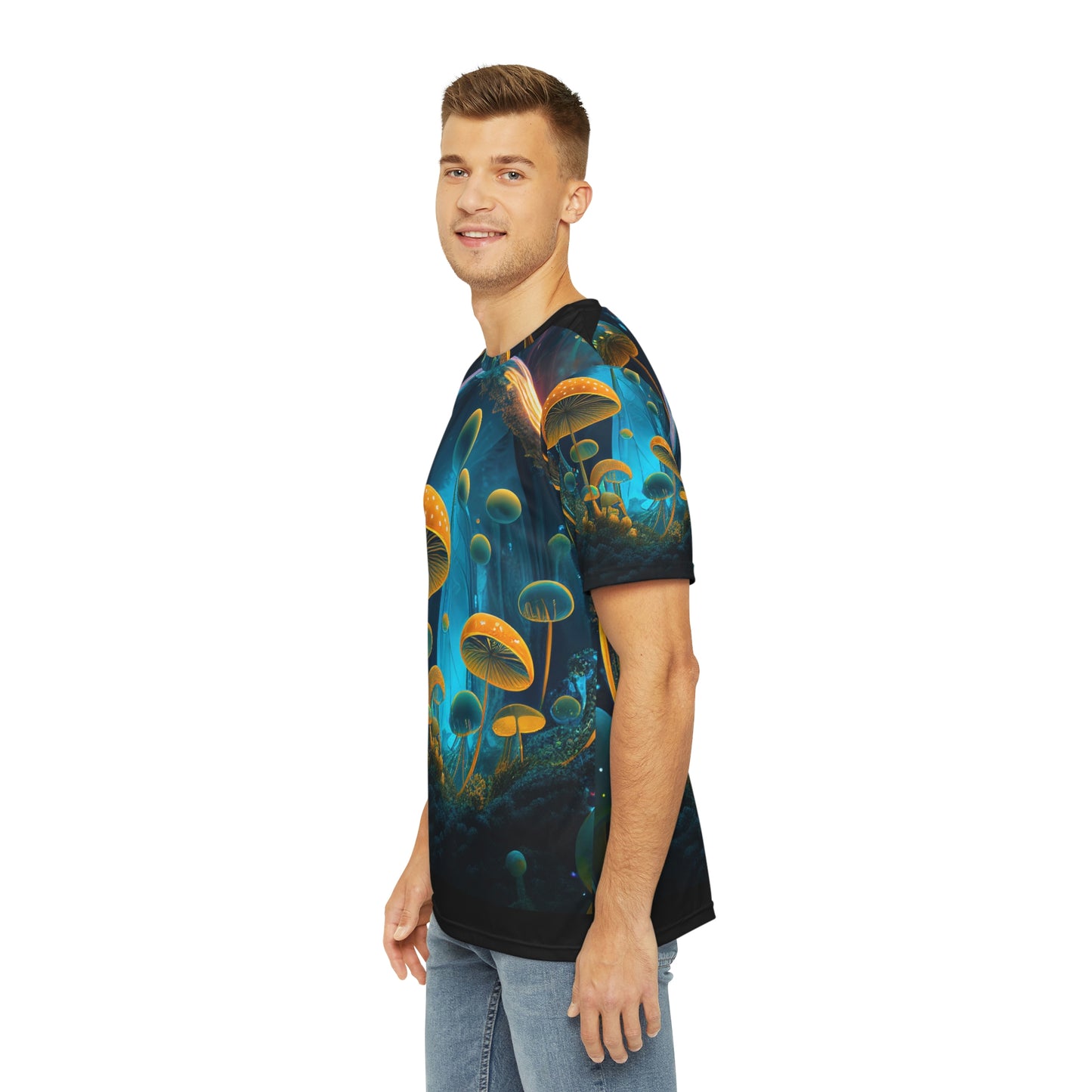 Magic Mushroom Men's Polyester Tee
