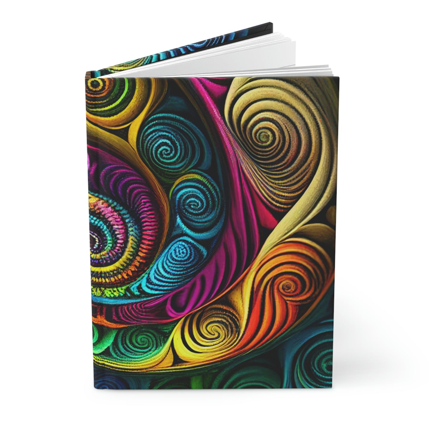 Trippy Spiral Hardcover Journal