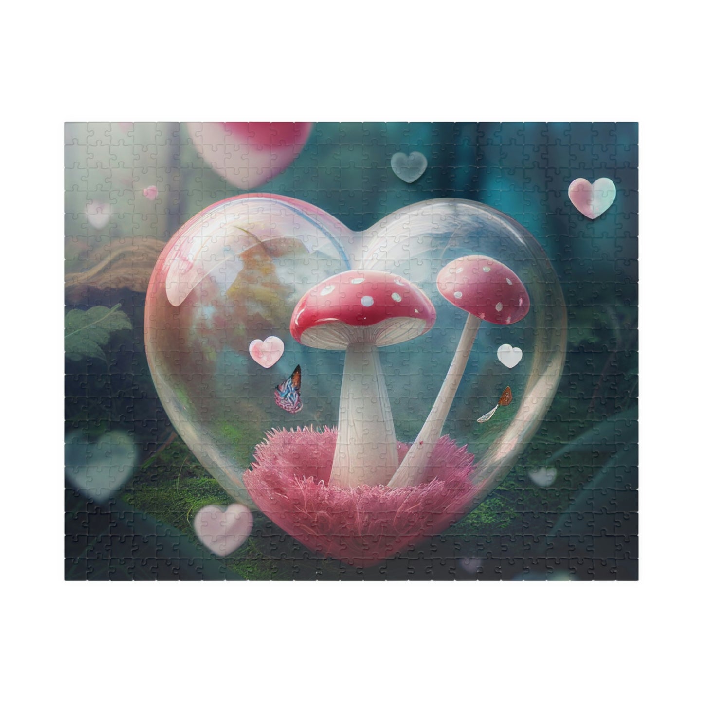 Magic Mushroom Heart Puzzle