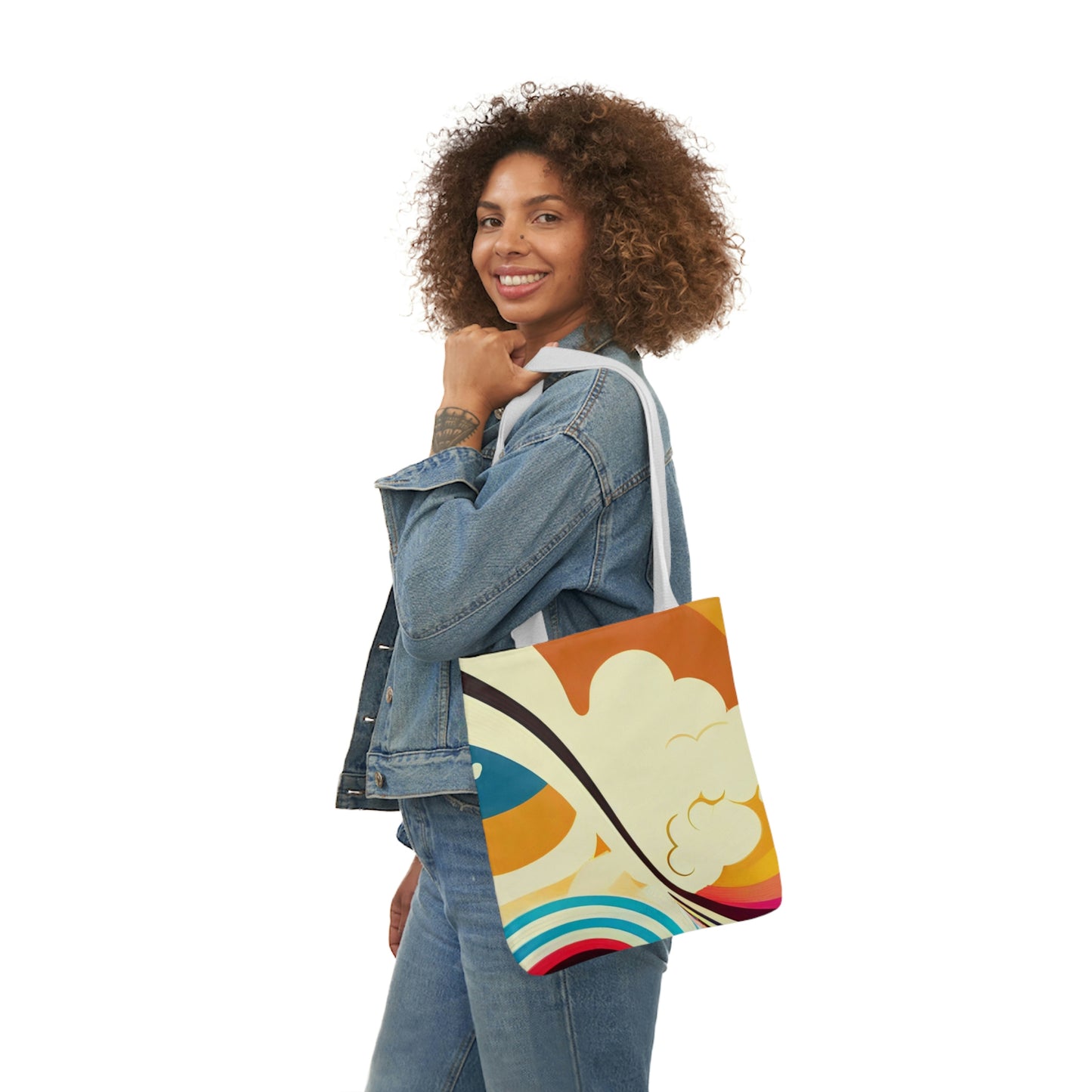 Groovy Canvas Tote Bag