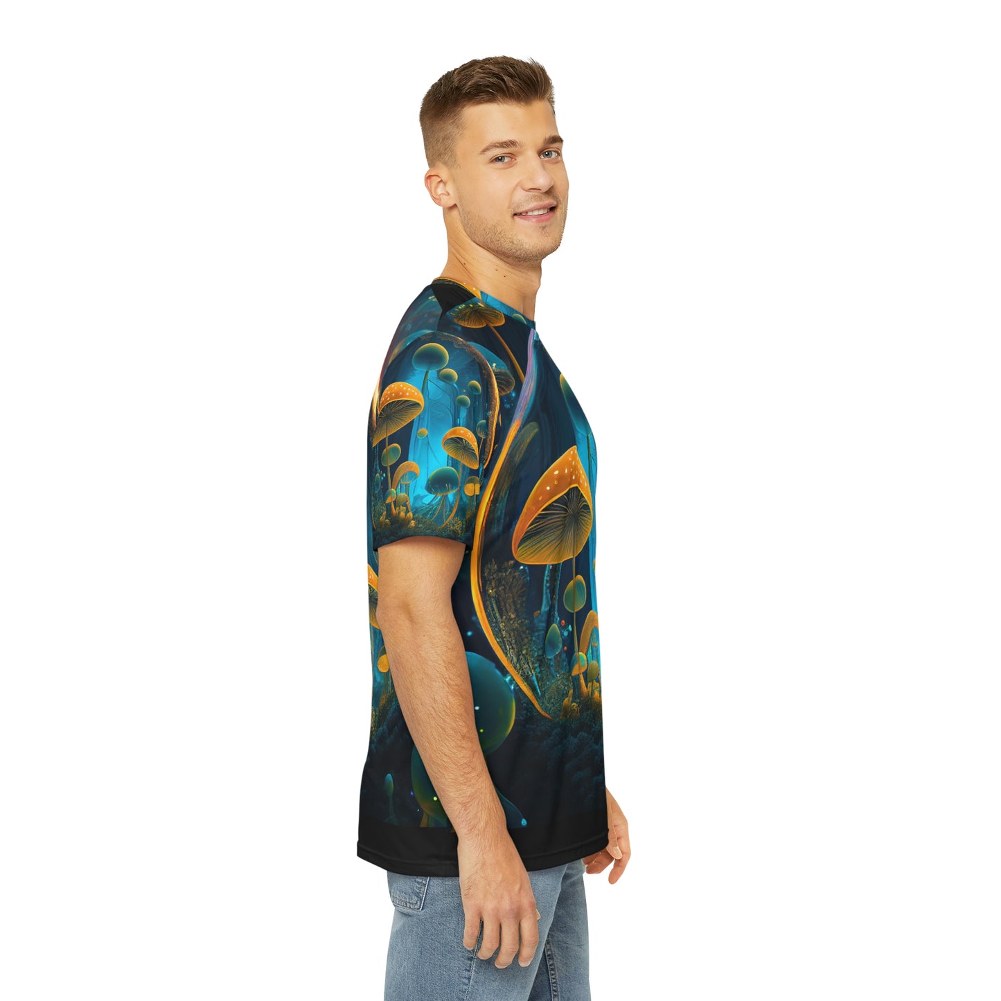 Magic Mushroom Men's Polyester Tee