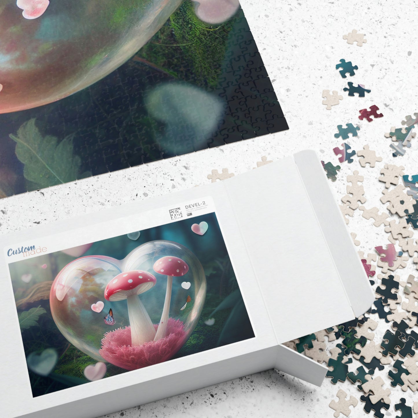 Magic Mushroom Heart Puzzle