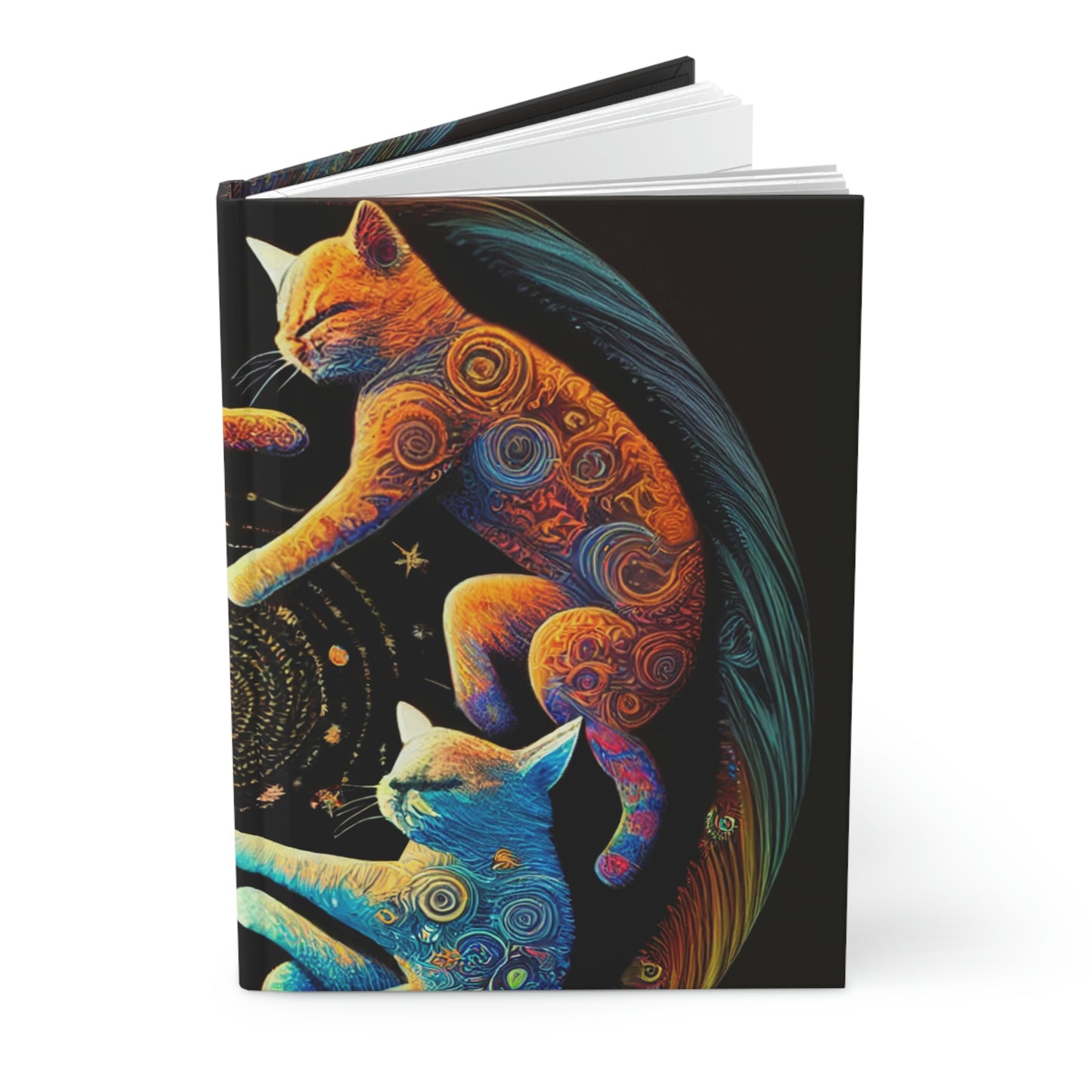 Trippy Cats Hardcover Journal