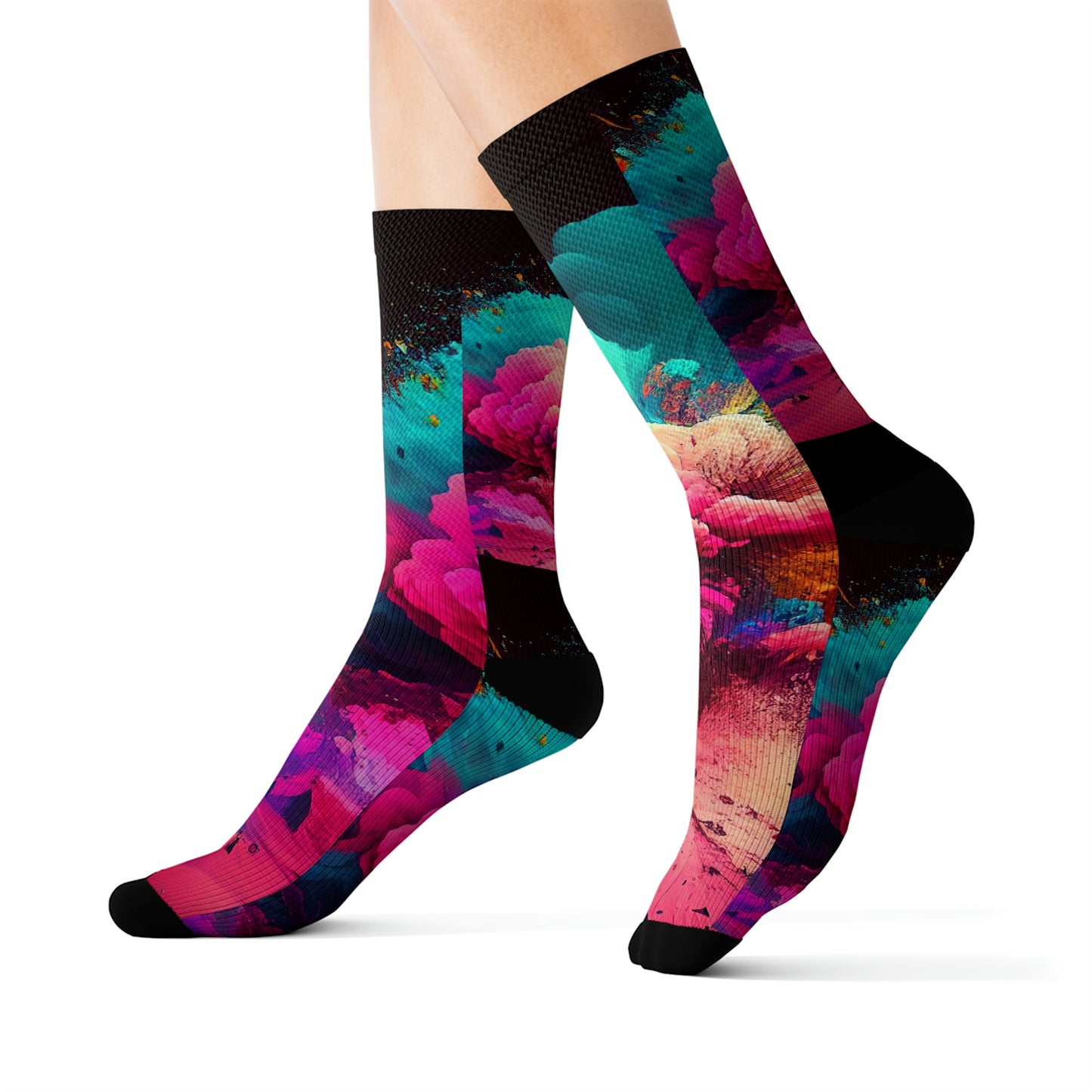 Exploding Paint Socks