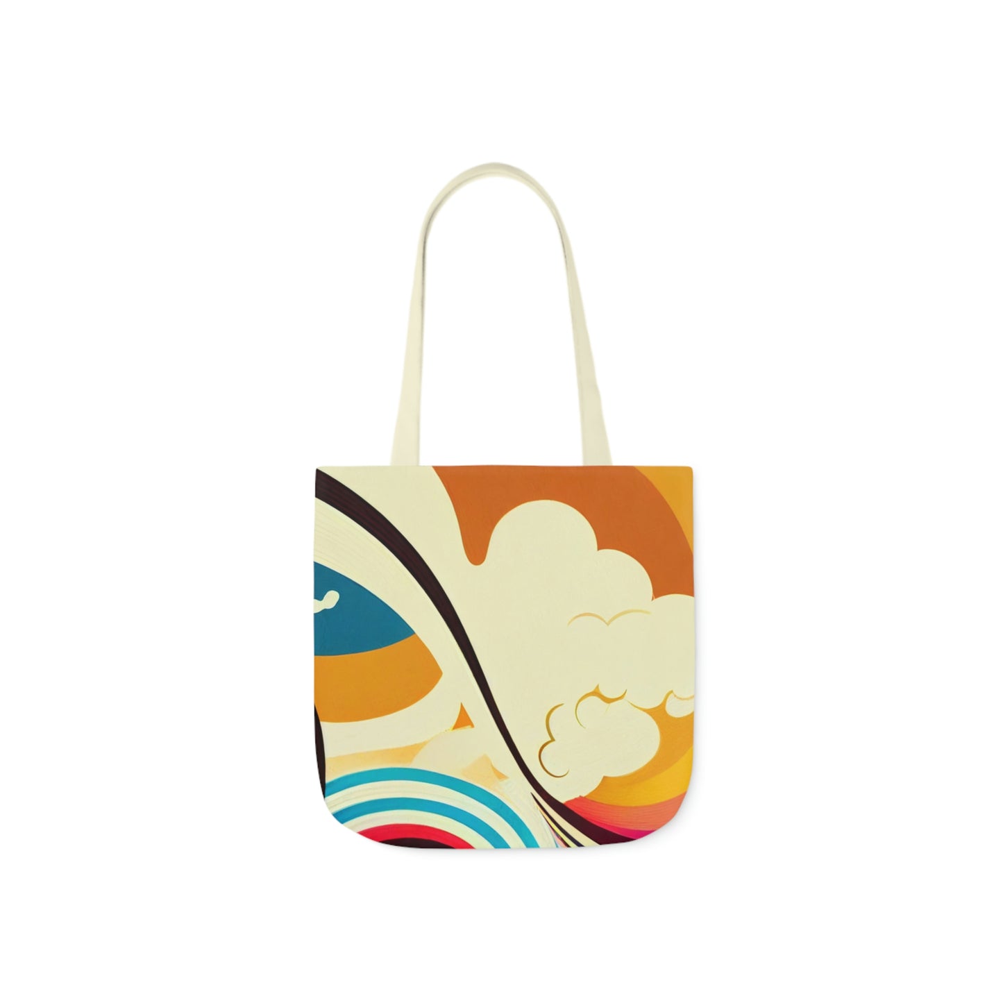 Groovy Canvas Tote Bag
