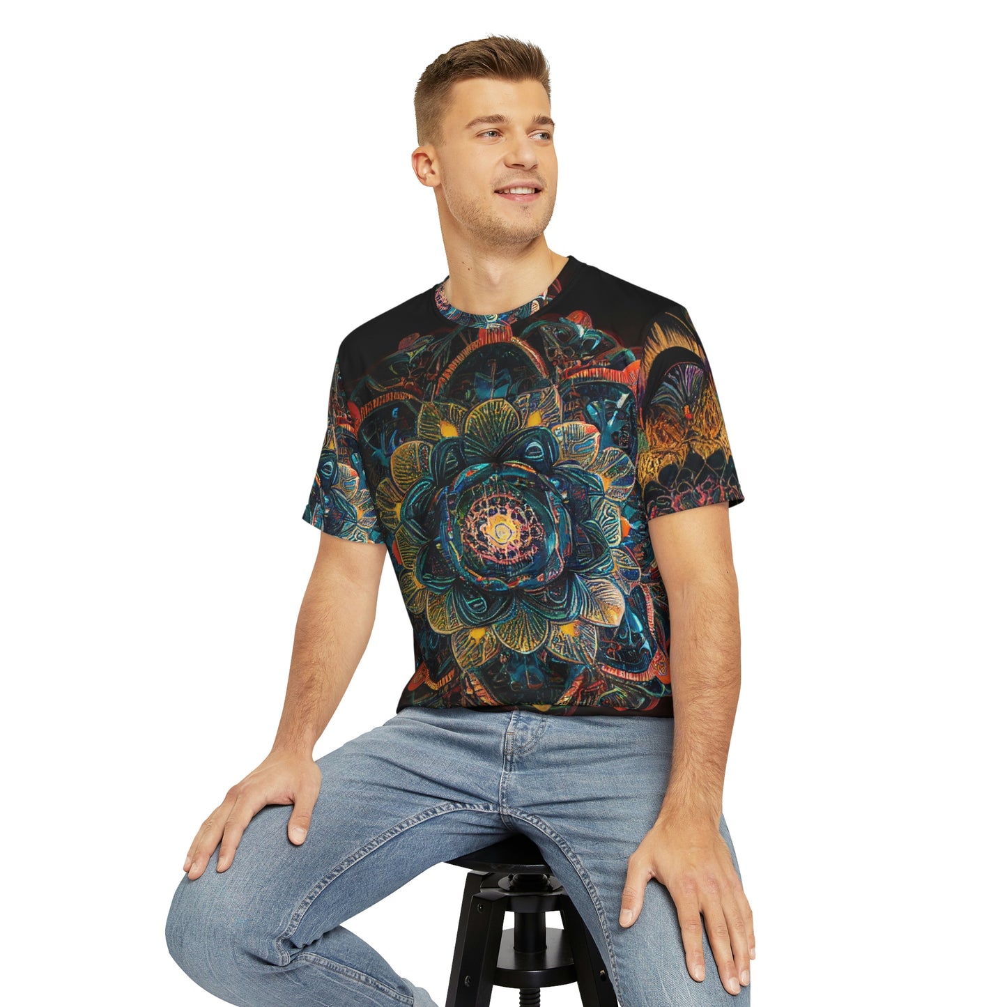 Mandala Men's Polyester Tee
