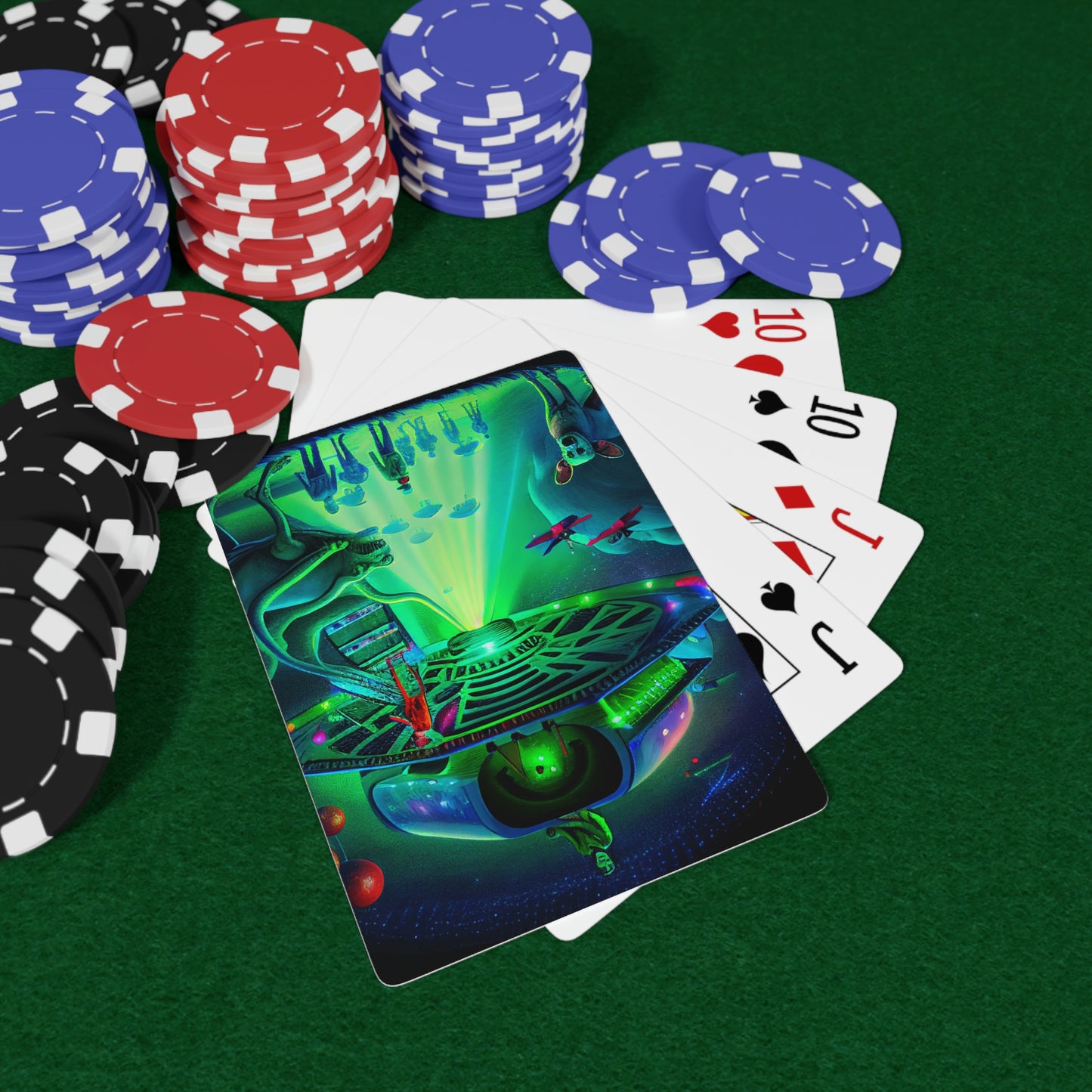 UAP (UFO) Abduction Poker Cards