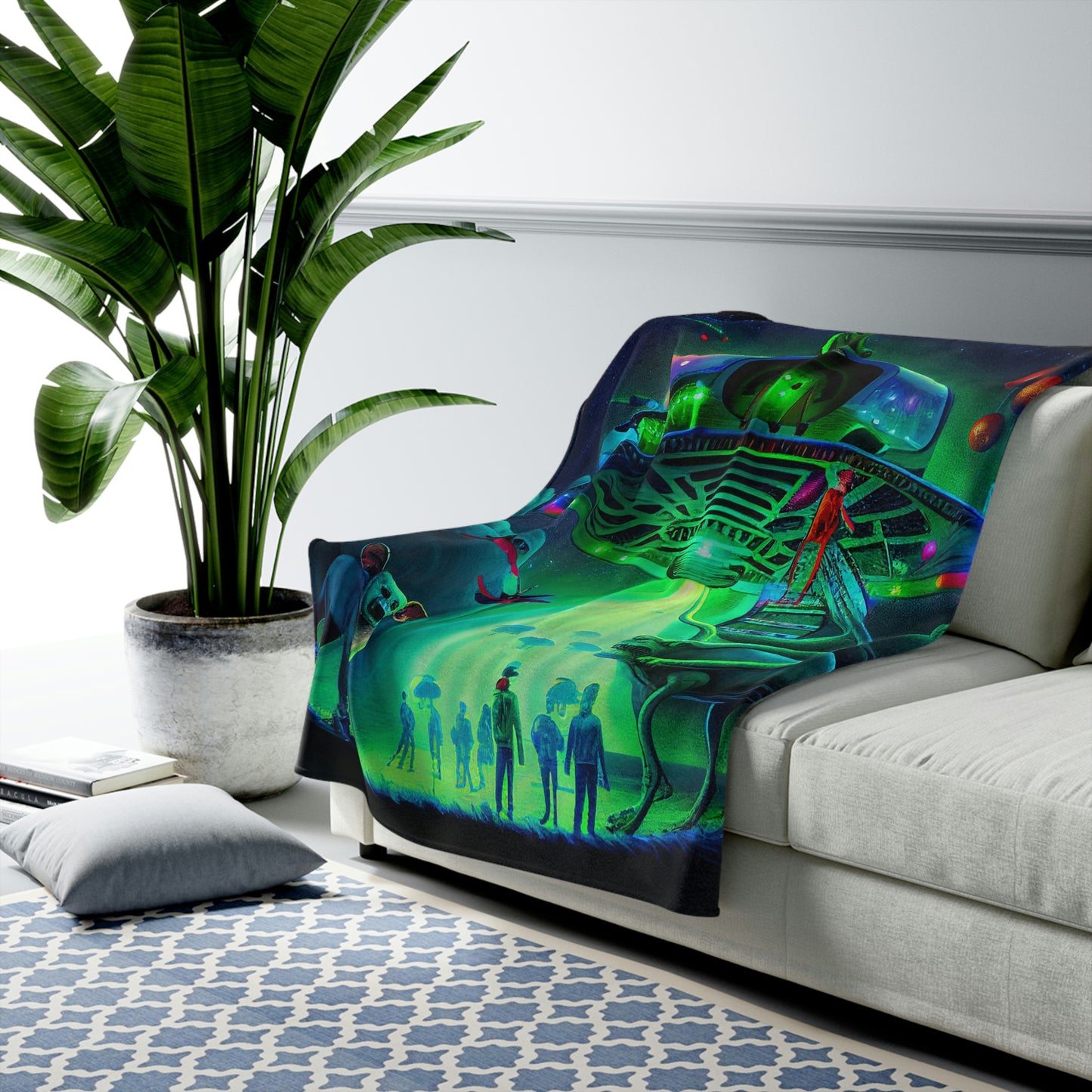 AUP (UFO ) Abduction Plush Blanket