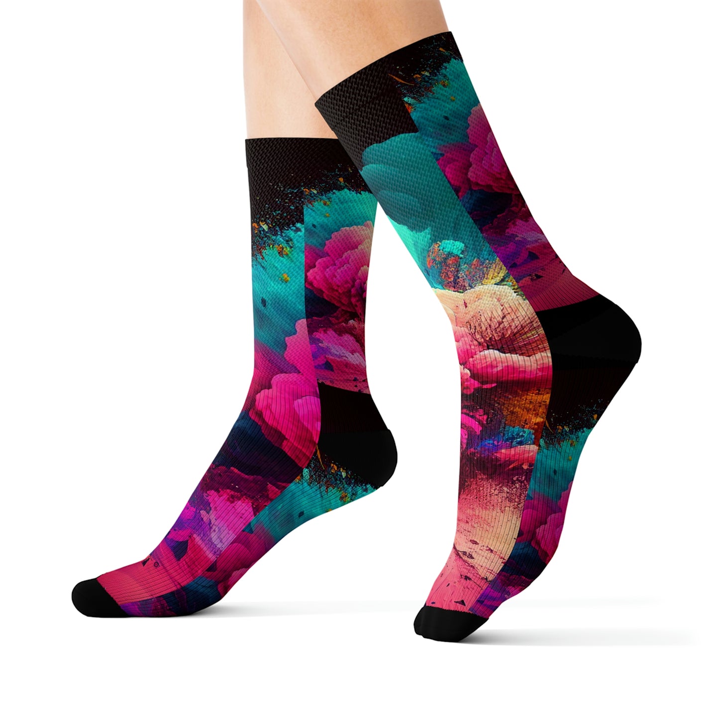 Exploding Paint Socks