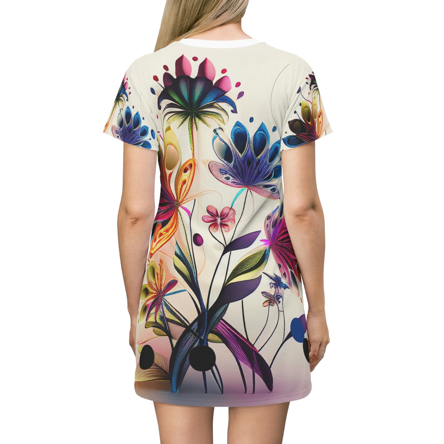 Flower T-Shirt Dress