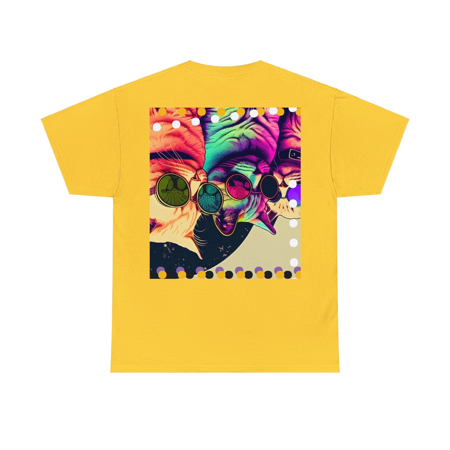 Psychedelic Chill Cats Tee