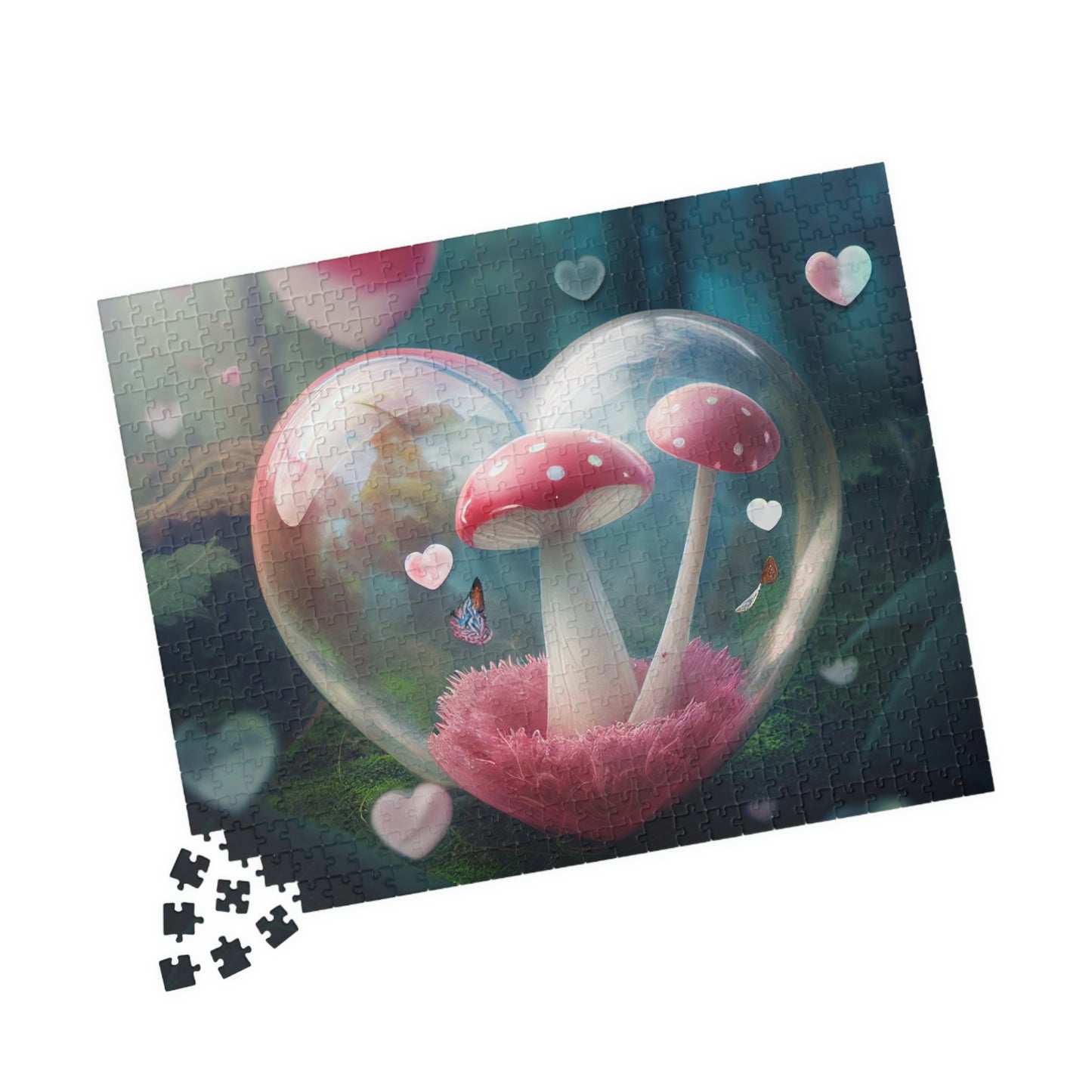 Magic Mushroom Heart Puzzle