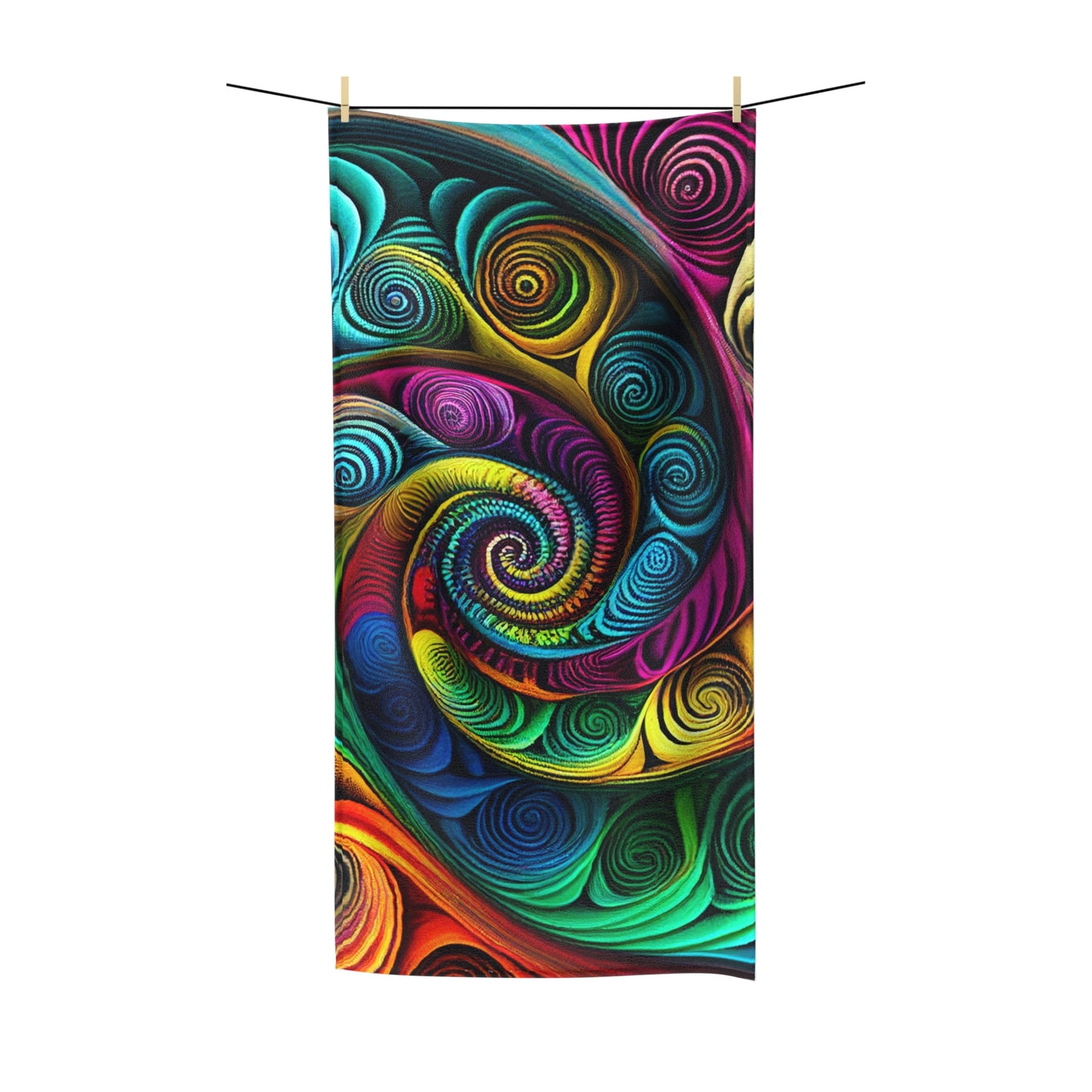 Spiral Psychedelic Towel