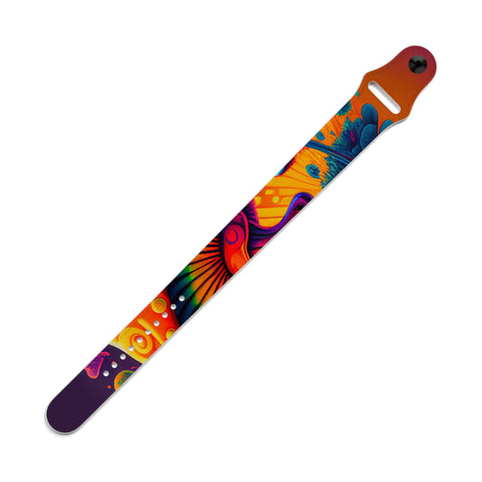Mushroom Faux Leather Wristband
