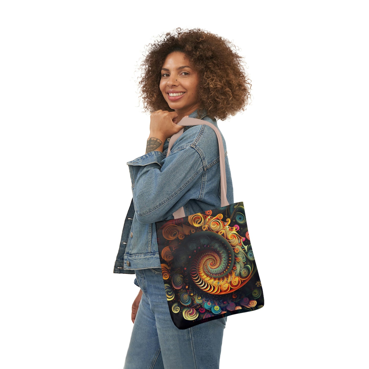 Psychedelic Swirls Tote Bag