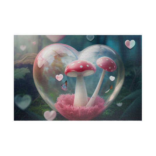 Magic Mushroom Heart Puzzle