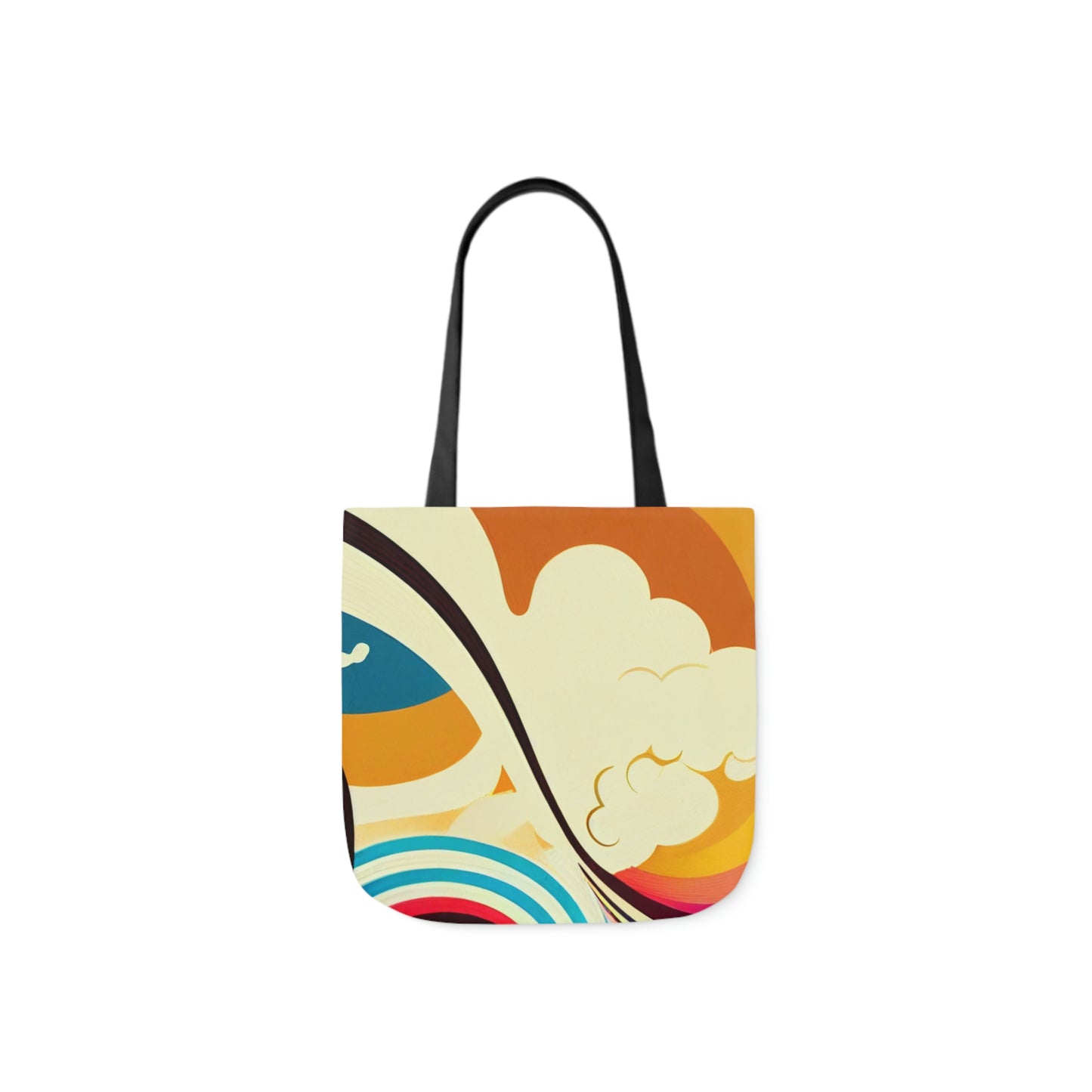 Groovy Canvas Tote Bag